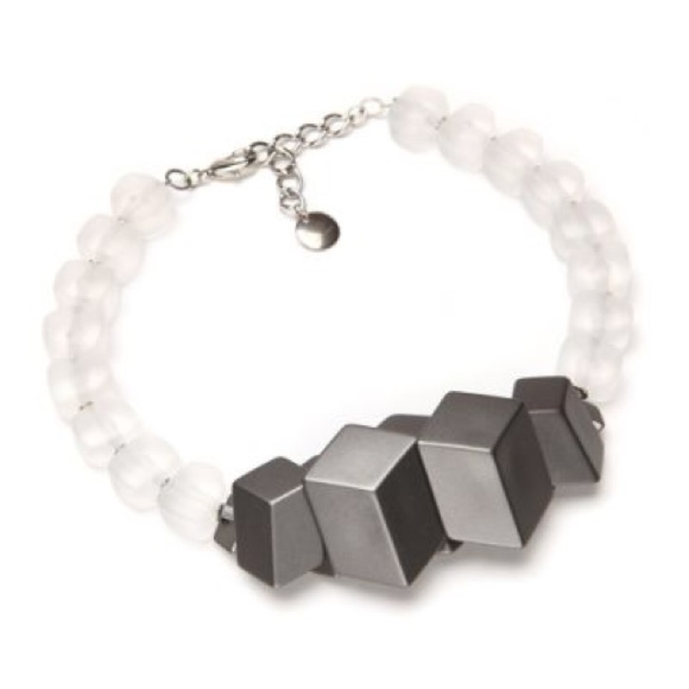 Italian resin necklace. Bold and elegant statement